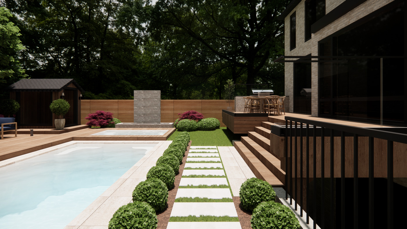 Two Halves, One Garden