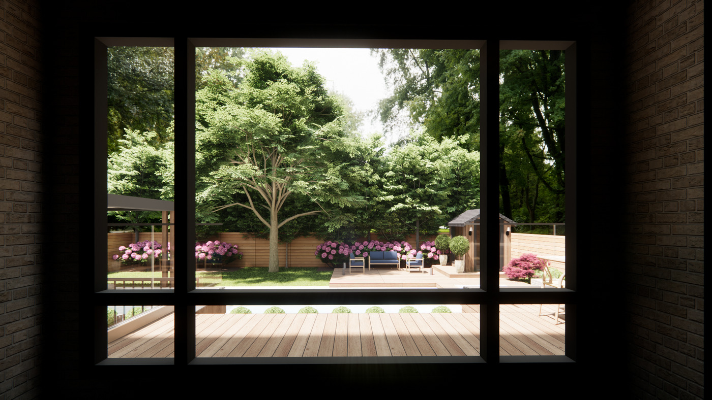 Two Halves, One Garden